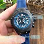 Copy Hublot Big Bang Unico Perpetual Blue Dial With Black Bezel Watch